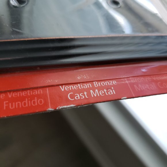 NIB Amarelle Venetian Bronze Cast Metal Double Toggle Lightswitch Plate Cover - Picture 2 of 3